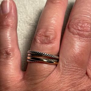 David Yurman Small Crossover Ring